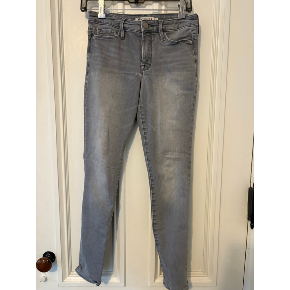 Athleta women's Gray Sculptek Skinny Jeans Size 2